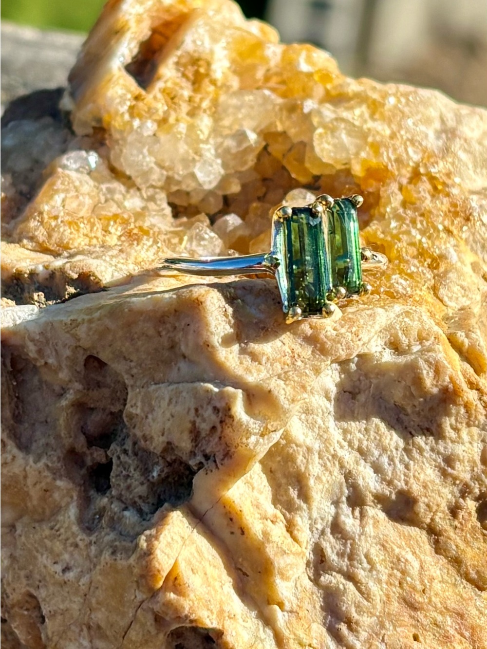 ! Green Tourmaline Ring - Picture 13 of 15
